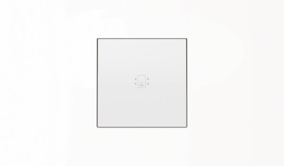 8514 BL - Накладка для механизма карточного выключателя с линзой подсветки и маркировкой, серия SKY, цвет альпийский белый - 2CLA851400A1101