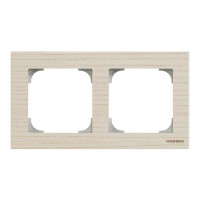 8572 FR - Рамка 2-постовая, серия SKY, цвет дерево белый ясень - 2CLA857200A2001