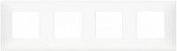 Vimar Накладка на 8 модулей (2+2+2+2), белая матовая, 09668.11