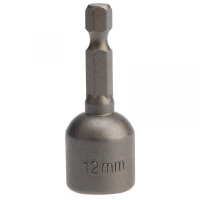 Ключ-насадка магнитная 1/4" 12х48 мм (1 шт./уп.) Kranz, KR-92-0403-1 Ключ-насадка магнитная 1/4" 12х48 мм (1 шт./уп.) Kranz, KR-92-0403-1