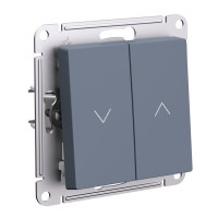 ATN000719 - ATLASDESIGN 2-клавишный ВЫКЛЮЧАТЕЛЬ ДЛЯ ЖАЛЮЗИ, сх.4, 10А, механизм, ГРИФЕЛЬ, Systeme Electric