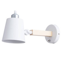Arte Lamp OSCAR, Бра, цвет арматуры - белый, цвет плафона/декора - БЕЛЫЙ, 1х40W E27, A7141AP-1WH