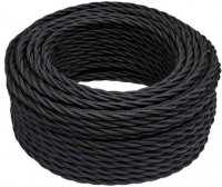 Bironi Провод 2*1,5 Черный (матовый) 50м, B1-424-73-20