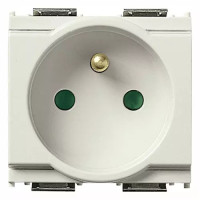 Vimar Розетка 2П+T 10/16A французский стандарт, белая, 16212.B