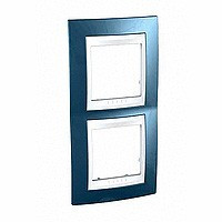 ХАМЕЛЕОН РАМКА 2-постовая, вертикальная, БЕЛЫЙ/ ГОЛУБОЙ ЛЕД