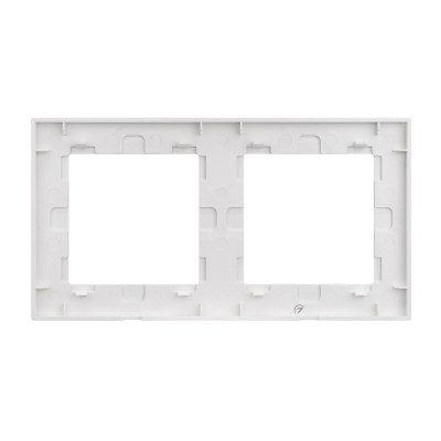 043796 - Рамка стеклянная FRM-GLARE-GS-2-WH (Arlight, -)