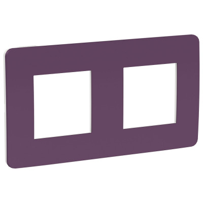 рамка 2-поста, ЛИЛОВЫЙ/белый