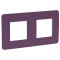 рамка 2-поста, ЛИЛОВЫЙ/белый
