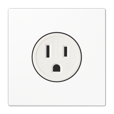 розетка NEMA 5-20R 15А, 125В АС белая, LS521-15WW