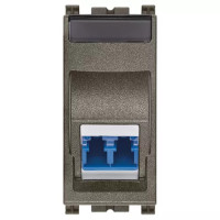 Vimar Оптический разъём моно 9/125 LC, Metal, 19350.LC.M