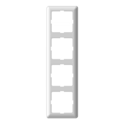 KD-4-18 - W59 4-постовая РАМКА, универсальная, БЕЛЫЙ, Systeme Electric