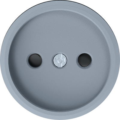 Donel D16 матовый серый Накладка для розетки без заземления, со шторками 16A 250 В~, DO21640