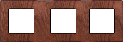 37803032 - F-37 Рамка 3-ная, табак, Fontini