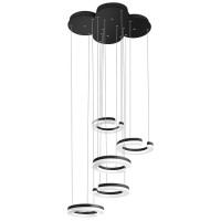 Lightstar 763437 Подвес UNITARIO 46W LED 5060LM ЧЕРНЫЙ МАТОВЫЙ 3000K (в комплекте)