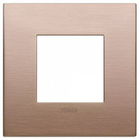 19642.11 - Vimar Накладка Classic на 2 модуля медь зачищенная щеткой