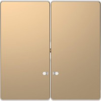 D-Life Клавиша 2-ная с линзой для LED-модуля, мокко