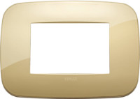 19683.27 - Vimar Накладка ROUND на 3 модуля золото