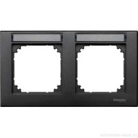 M-Plan Рамка 2-ная горизонт. с полем для надписи, антр.