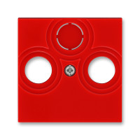 5011H-A00300 65 - Накладка ABB Levit для розеток TV-R / TV-R-SAT красный - 2CHH080300A4065