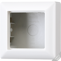 Коробка для накладного монтажа 1-кратная; мокка, AS581AMO