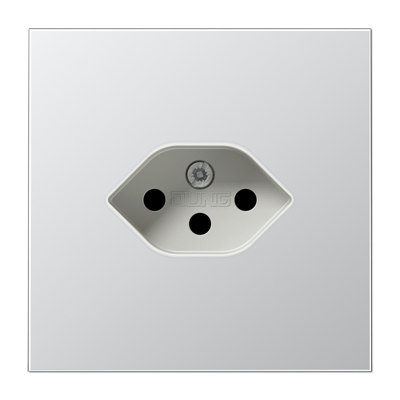 Швейцарская розетка, алюминий, AL1520-13SEV