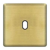 FD04320PB-M Fede Fede Накладка для 1-го тумблера, Bright Patina/черн.