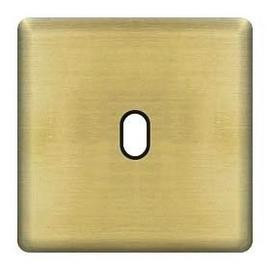 FD04320PB-M Fede Fede Накладка для 1-го тумблера, Bright Patina/черн.