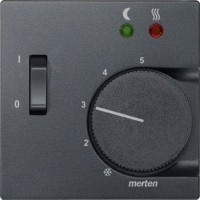 MTN535814 - Schneider Electric Merten SM Антрацит Накладка регулятора тёплого пола, Schneider Electric