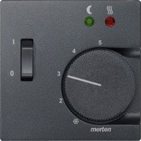 MTN535814 - Schneider Electric Merten SM Антрацит Накладка регулятора тёплого пола, Schneider Electric