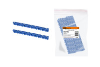 Маркер наборный - символ "6" голубой 1,5 мм2 (150 шт.) TDM Electric, SQ0534-0007