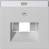 0284015 Gira Накладка для коммутационной розетки UAE/IAE с полем для надписи 0284015 Gira Накладка для коммутационной розетки UAE/IAE с полем для надписи