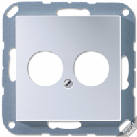 Крышка для 2-х гнезд, шампань, A562-2CH Крышка для 2-х гнезд, шампань, A562-2CH