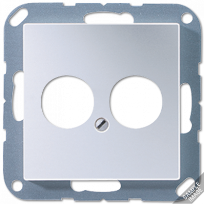 Крышка для 2-х гнезд, шампань, A562-2CH