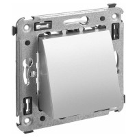 4404983 - ДКС Вывод кабеля из стены "Avanti", "Закаленная сталь"