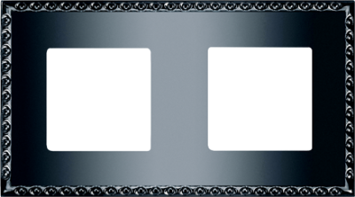 FD01212GR Fede Toledo Рамка 2-ная, Graphite