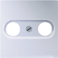 Крышка для телевизионной розетки; термопласт; алюминий, EP561BFPLTVAL