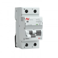 Дифференциальный автомат DVA-6 1P+N  6А (C)  30мА (AC) 6кА EKF AVERES