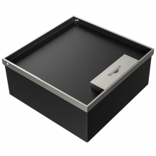 Donel Лючок в пол 24 мод. (12 мод. 45х45 мм.), металл, в уровень с напольным покрытием, DFB24MLVL