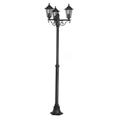 22145 Уличный фонарь LATERNA 4, 3х60W(E27), H1920, алюминий, черный/стекло