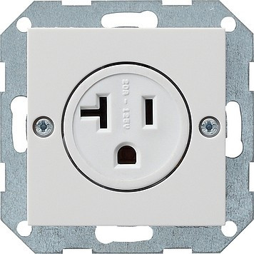 Розетка Американский стандарт, NEMA 5-20R