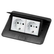 Legrand Выдвижной розеточный блок - неукомплектованный - IP 40 - 4 модуля - чёрный, 054026