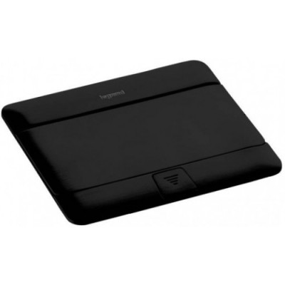 Legrand Выдвижной розеточный блок - неукомплектованный - IP 40 - 4 модуля - чёрный, 054026