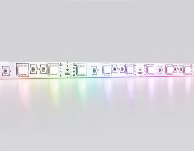 Светодиодная лента 12В 5050 60Led 14.4Вт/м Цветная RGB IP20 5м, AMBRELLA LIGHT, GS2202