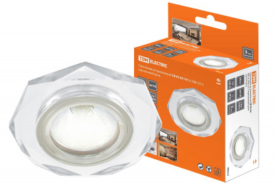 Светильник встраиваемый СВ 03-04 MR16 50Вт G5.3 зеркальный/хром TDM Electric, SQ0359-0052