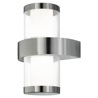 94799 Уличный светодиодный настенный светильник BEVERLY 1, 2х3,7W(LED), L200, H270, A130, нержавеюща