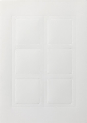 141300 Gira Листы для надписей E2 тип 3