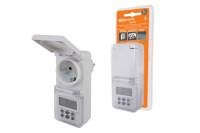 Таймер розеточный ТРЭ-02-1мин/7дн-10on/off-8А-IP44 (недельный, защита от влаги) TDM Electric, SQ1506-0005 Таймер розеточный ТРЭ-02-1мин/7дн-10on/off-8А-IP44 (недельный, защита от влаги) TDM Electric, SQ1506-0005