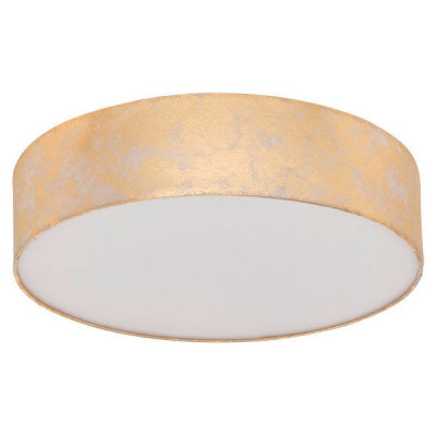 97641 Потолочный светильник VISERBELLA, 1х60W (E27), ?380, H110, сталь, шампань / текстиль, золотой