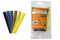 Термоусаживаемая трубка ТУТнг 8/4 набор (7 цветов по 3 шт. 100мм) TDM Electric, SQ0518-0504