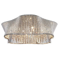 Arte Lamp INCANTO, Люстра, цвет арматуры - ХРОМ, цвет плафона/декора - ХРОМ, 9х40W G9, A4207PL-9CC